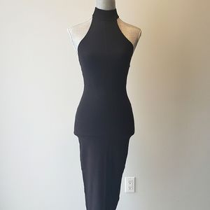 Dynamite | Mockneck Halter Dress